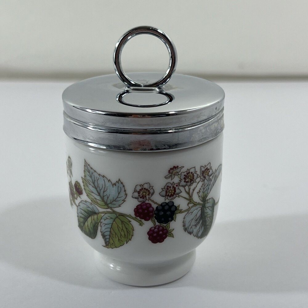 Royal Worcester - Egg Coddler - Berries - Made in England - Vintage